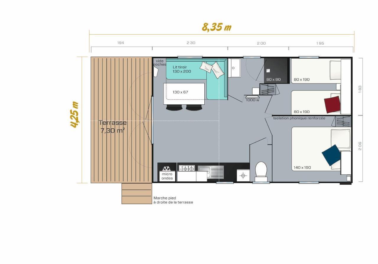 Camping Le Grand Paris 호텔 Nesles-la-Vallée 객실 사진